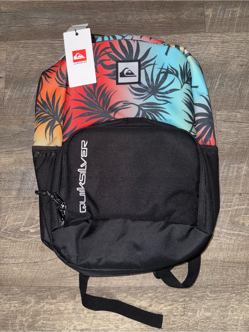 Quiksilver Kids Palm Gradient Backpack - Black & Multicolor